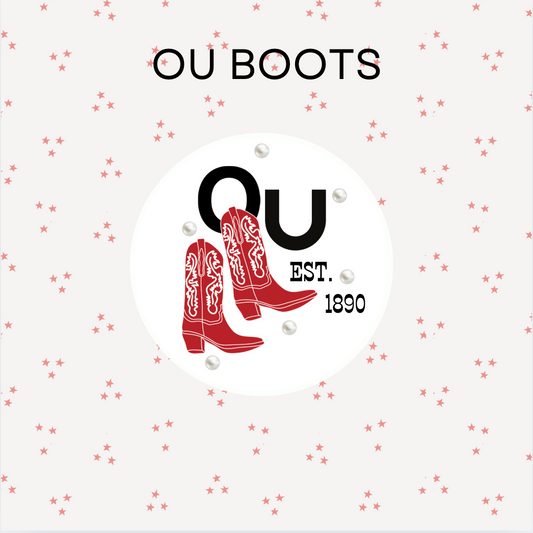 Pearls OU Boots