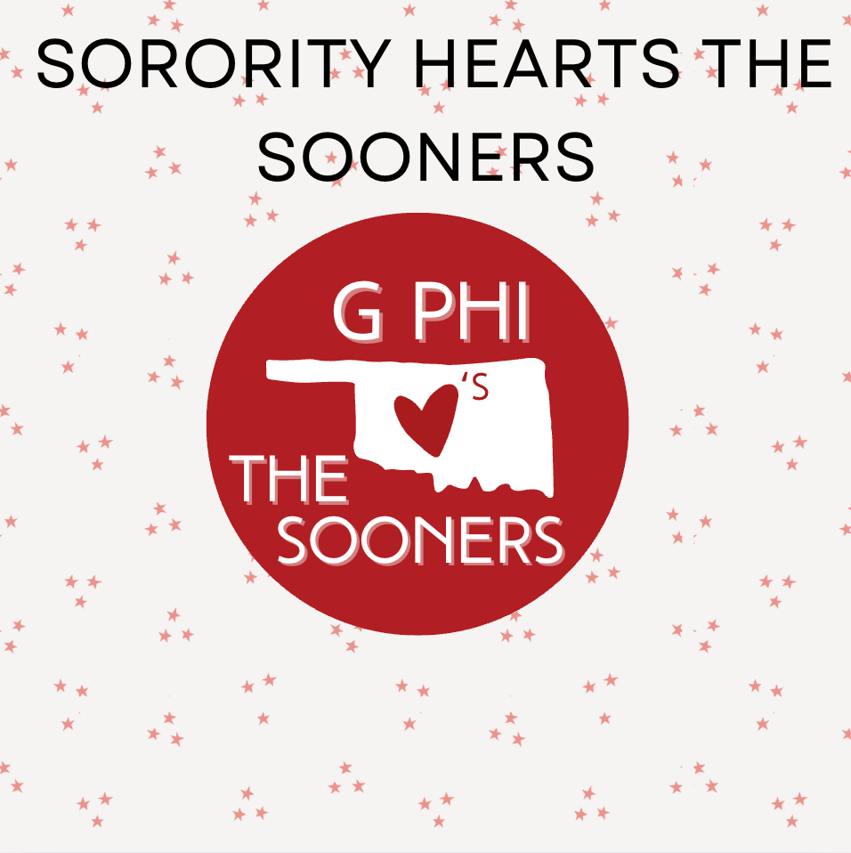 Sorority Hearts the Sooners