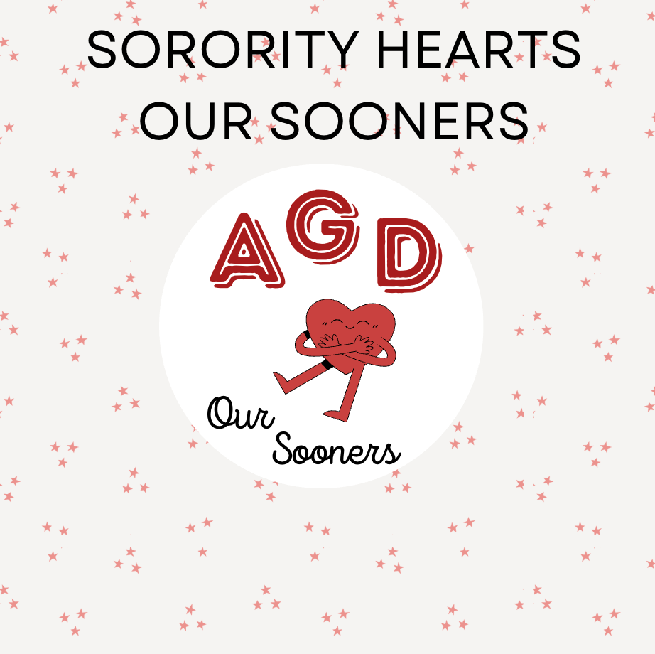 Sorority Hearts Our Sooners