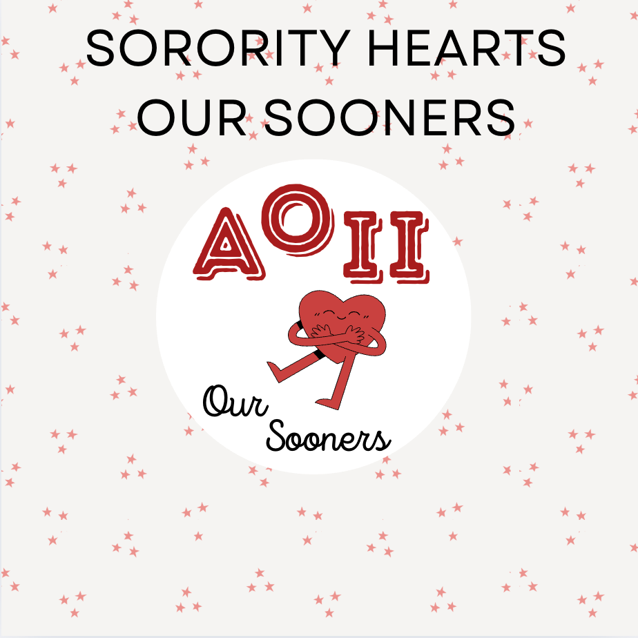 Sorority Hearts Our Sooners