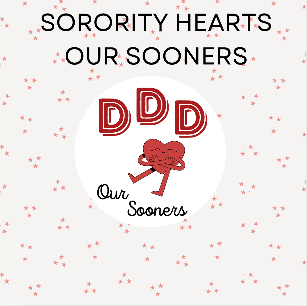 Sorority Hearts Our Sooners