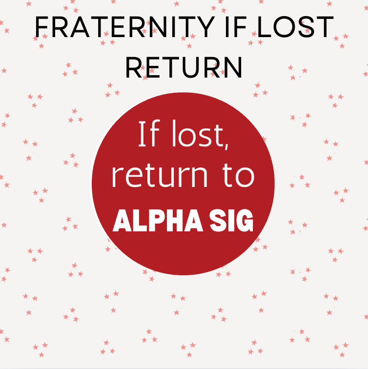 Fraternity if Lost Return