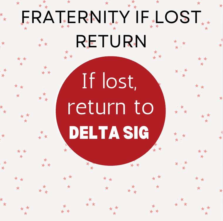 Fraternity if Lost Return