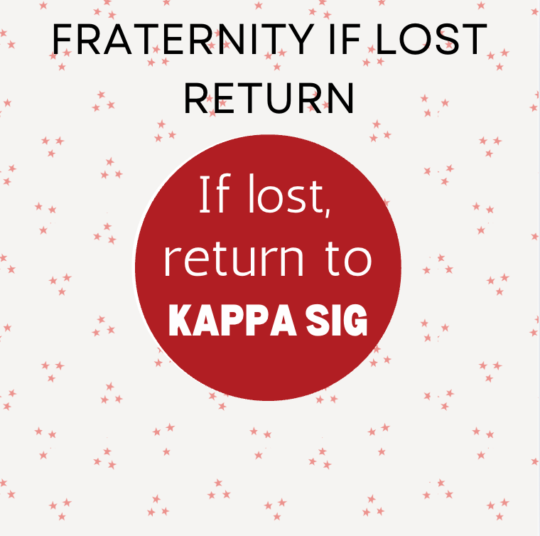 Fraternity if Lost Return