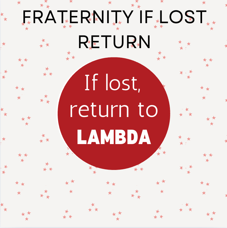 Fraternity if Lost Return