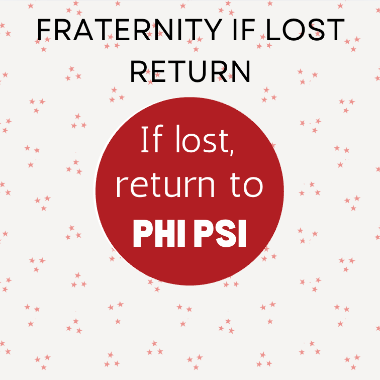 Fraternity if Lost Return