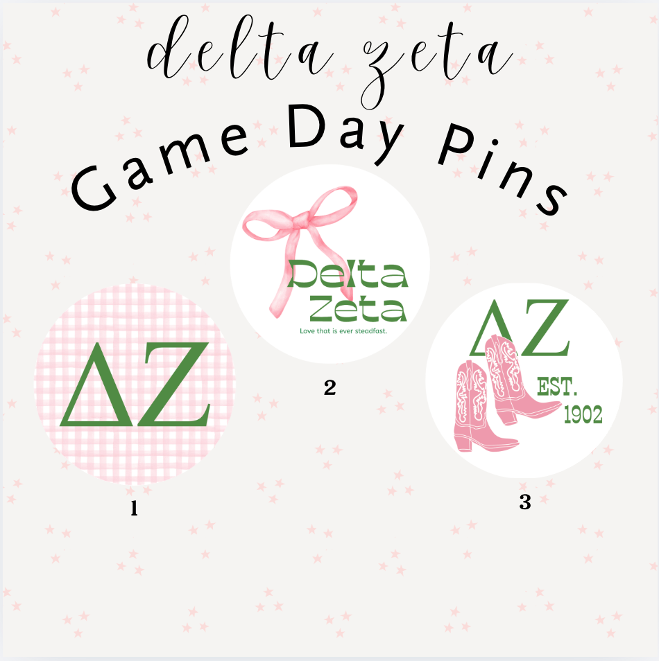 Delta Zeta Buttons