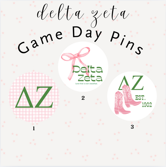 Delta Zeta Buttons