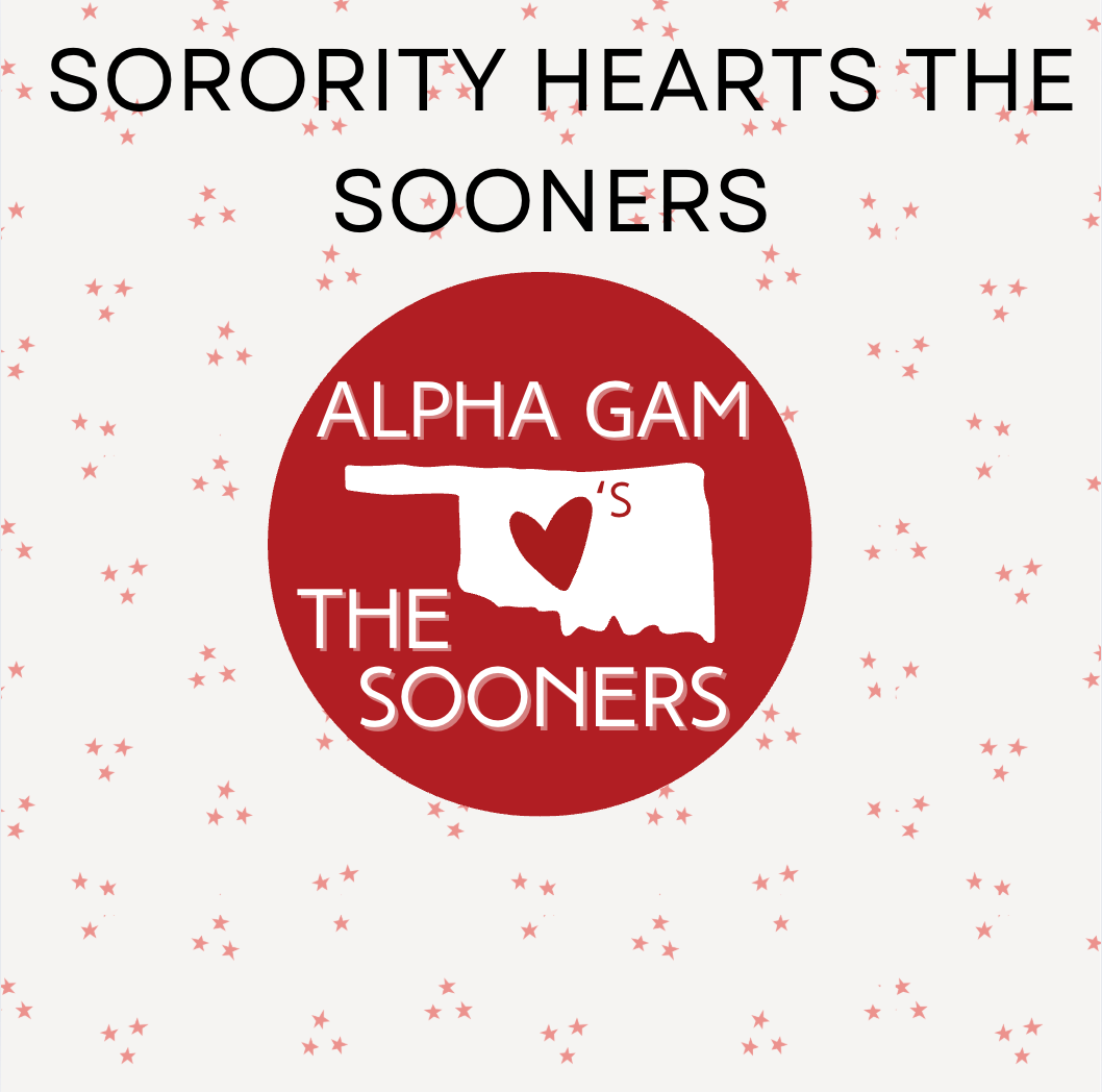 Sorority Hearts the Sooners