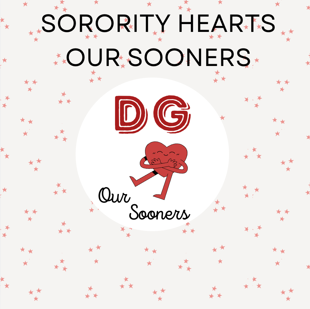 Sorority Hearts Our Sooners