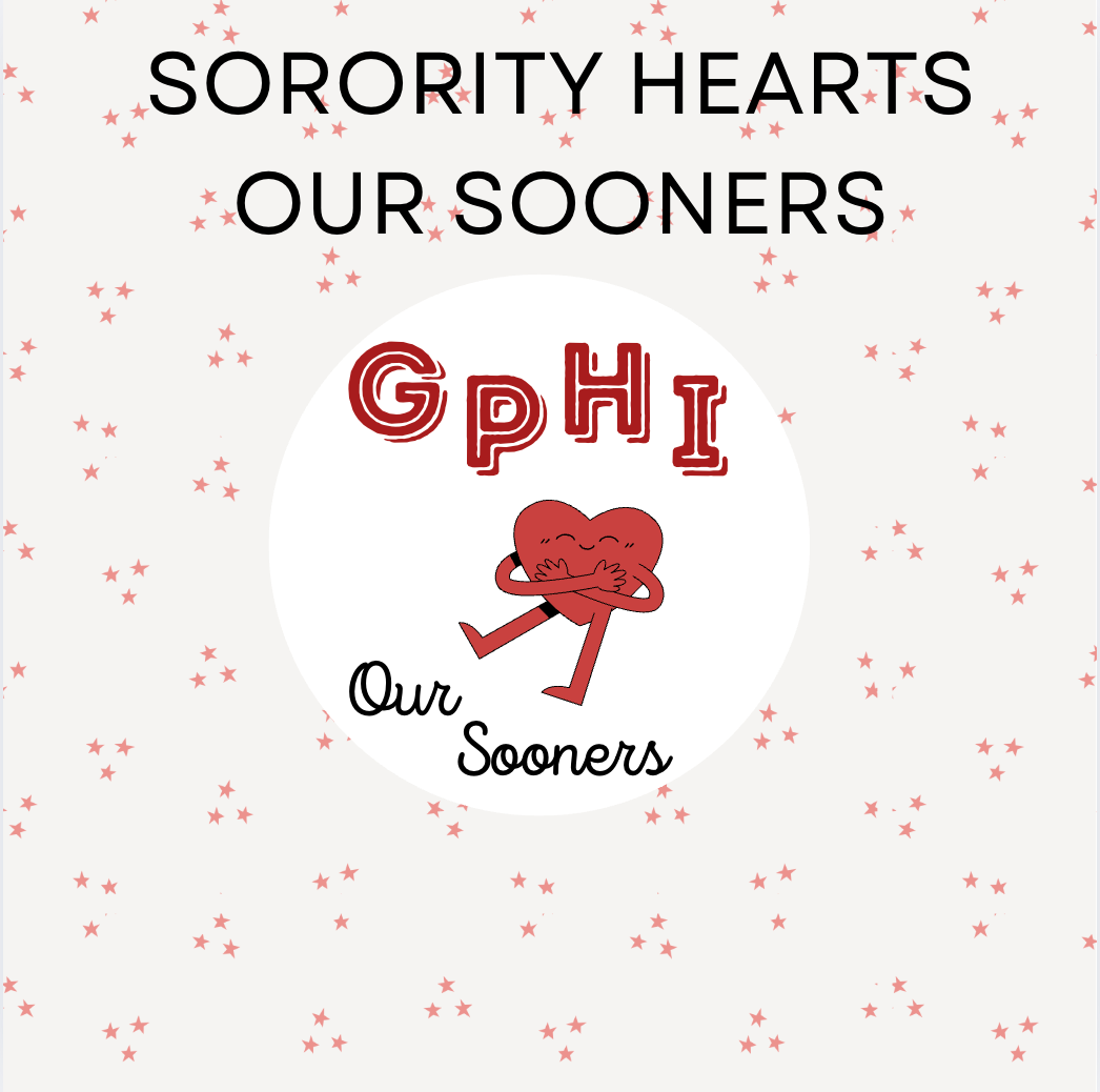Sorority Hearts Our Sooners