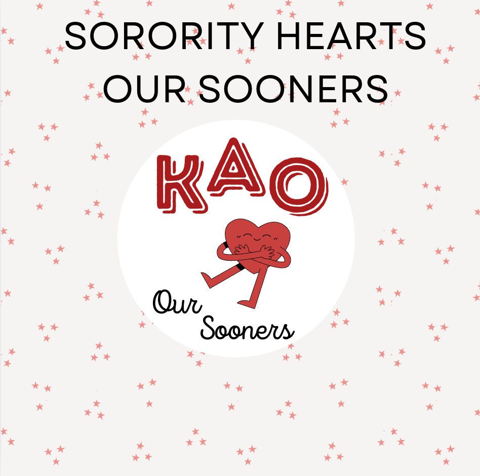 Sorority Hearts Our Sooners