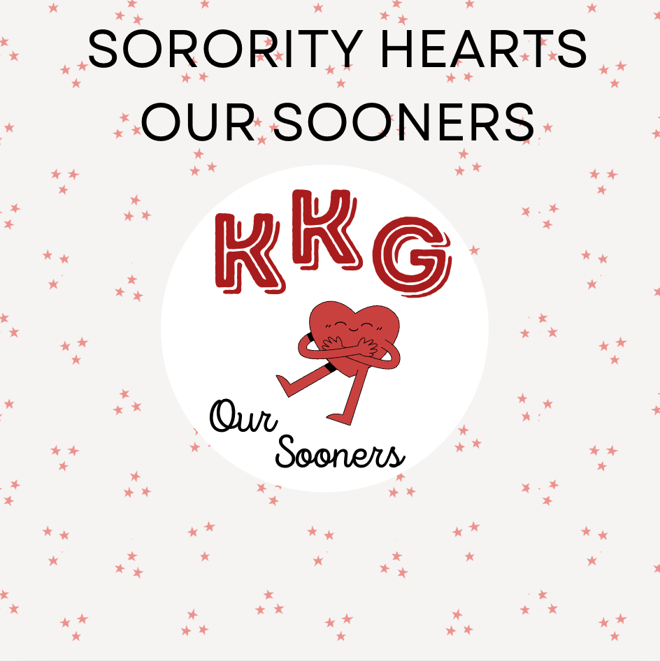 Sorority Hearts Our Sooners