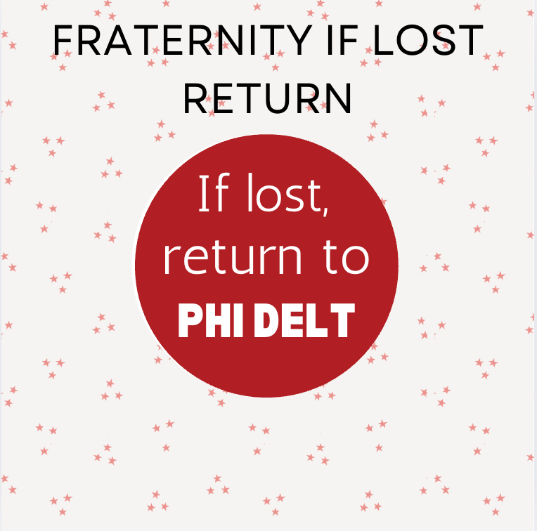 Fraternity if Lost Return
