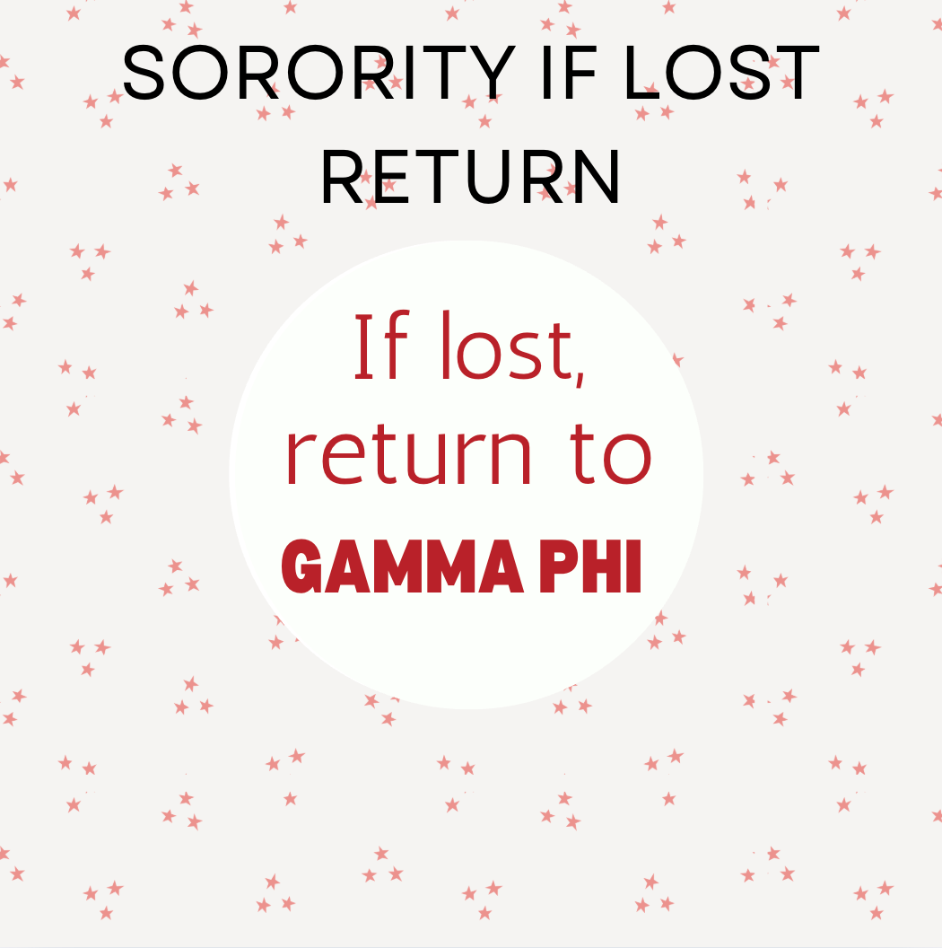 Sorority if Lost Return
