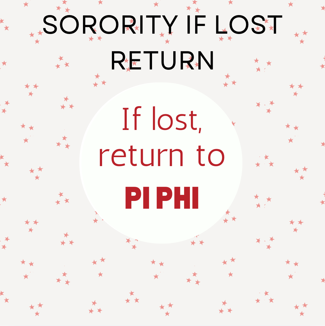 Sorority if Lost Return
