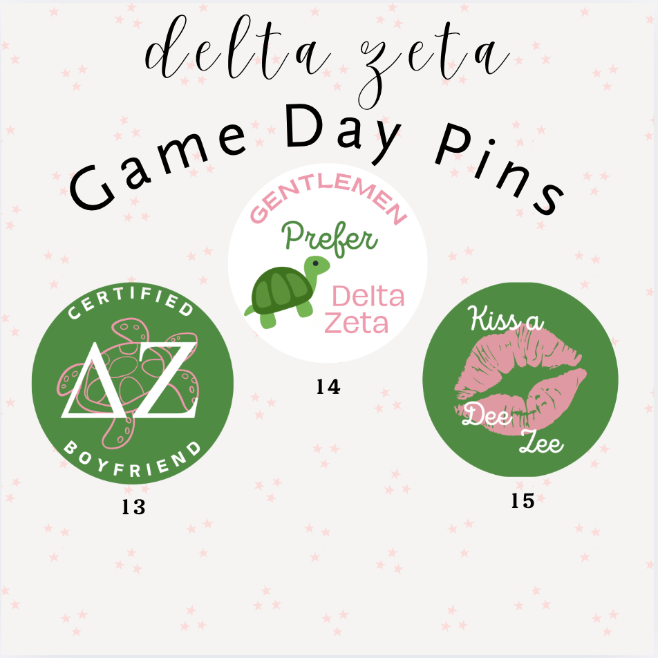 Delta Zeta Buttons